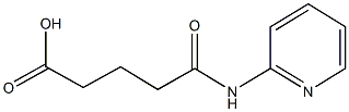 5-oxo-5-(2-pyridinylamino)pentanoic acid Struktur