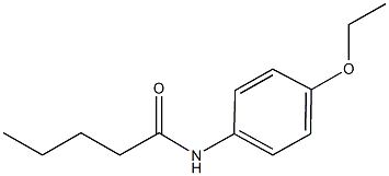 N-(4-ethoxyphenyl)pentanamide 结构式