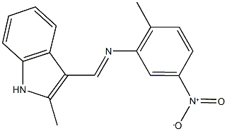 3-[({5-nitro-2-methylphenyl}imino)methyl]-2-methyl-1H-indole