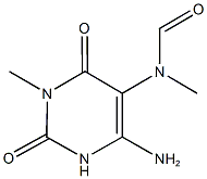  6-amino-3-methyl-2,4-dioxo-1,2,3,4-tetrahydropyrimidin-5-yl(methyl)formamide