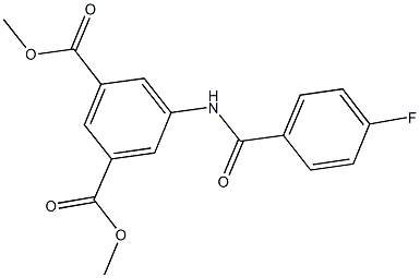 dimethyl 5-[(4-fluorobenzoyl)amino]isophthalate