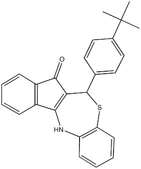 6-(4-tert-butylphenyl)-6,12-dihydro-7H-indeno[2,1-c][1,5]benzothiazepin-7-one
