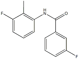 3-fluoro-N-(3-fluoro-2-methylphenyl)benzamide Structure