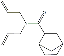 N,N-diallylbicyclo[2.2.1]heptane-2-carboxamide Structure