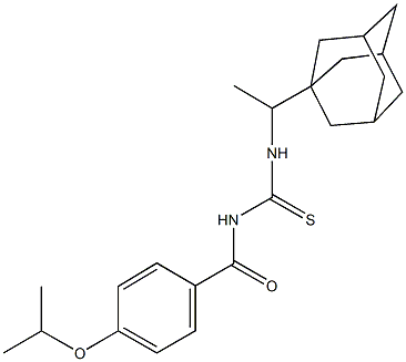 N-[1-(1-adamantyl)ethyl]-N'-(4-isopropoxybenzoyl)thiourea|