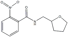 2-nitro-N-(tetrahydro-2-furanylmethyl)benzamide,,结构式