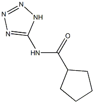 N-(1H-tetraazol-5-yl)cyclopentanecarboxamide Structure