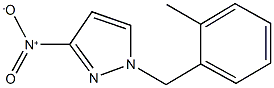 3-nitro-1-(2-methylbenzyl)-1H-pyrazole Struktur
