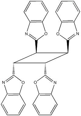 2-[2,3,4-tri(1,3-benzoxazol-2-yl)cyclobutyl]-1,3-benzoxazole|