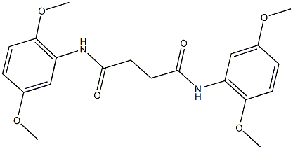 N~1~,N~4~-bis(2,5-dimethoxyphenyl)succinamide Structure