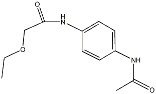 N-[4-(acetylamino)phenyl]-2-ethoxyacetamide Structure