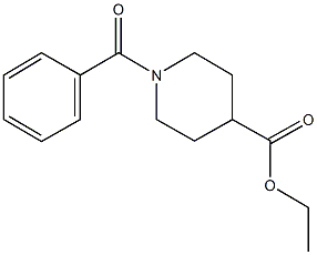 ethyl 1-benzoyl-4-piperidinecarboxylate,,结构式