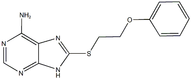 8-[(2-phenoxyethyl)sulfanyl]-9H-purin-6-amine