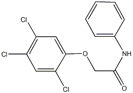 N-phenyl-2-(2,4,5-trichlorophenoxy)acetamide Structure