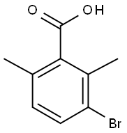 3-bromo-2,6-dimethylbenzoic acid 结构式