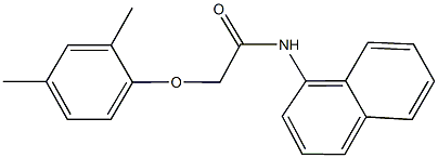 2-(2,4-dimethylphenoxy)-N-(1-naphthyl)acetamide Structure