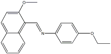 N-(4-ethoxyphenyl)-N-[(2-methoxy-1-naphthyl)methylene]amine