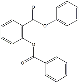 phenyl 2-(benzoyloxy)benzoate,,结构式