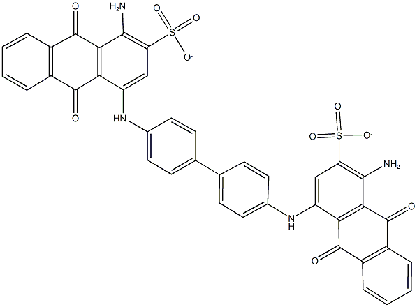 1-amino-4-({4'-[(4-amino-9,10-dioxo-3-sulfonato-9,10-dihydro-1-anthracenyl)amino][1,1'-biphenyl]-4-yl}amino)-9,10-dioxo-9,10-dihydro-2-anthracenesulfonate|