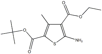 2-tert-butyl 4-ethyl 5-amino-3-methyl-2,4-thiophenedicarboxylate|