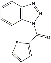 1-(2-thienylcarbonyl)-1H-1,2,3-benzotriazole,,结构式
