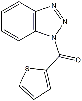 1-(2-thienylcarbonyl)-1H-1,2,3-benzotriazole 化学構造式