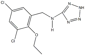 N-(3,5-dichloro-2-ethoxybenzyl)-N-(2H-tetraazol-5-yl)amine Structure