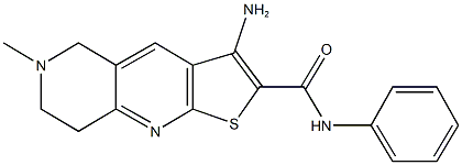 3-amino-6-methyl-N-phenyl-5,6,7,8-tetrahydrothieno[2,3-b][1,6]naphthyridine-2-carboxamide