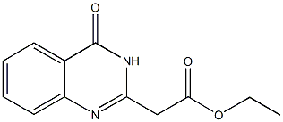 ethyl (4-oxo-3,4-dihydro-2-quinazolinyl)acetate Structure