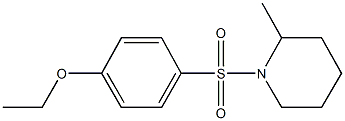1-[(4-ethoxyphenyl)sulfonyl]-2-methylpiperidine Structure