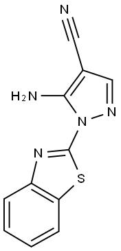  5-amino-1-(1,3-benzothiazol-2-yl)-1H-pyrazole-4-carbonitrile