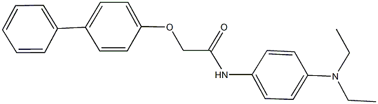 2-([1,1'-biphenyl]-4-yloxy)-N-[4-(diethylamino)phenyl]acetamide