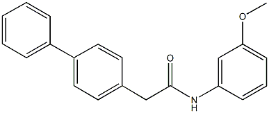 2-[1,1'-biphenyl]-4-yl-N-(3-methoxyphenyl)acetamide|