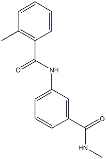 2-methyl-N-{3-[(methylamino)carbonyl]phenyl}benzamide