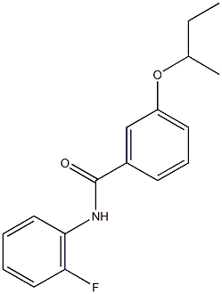 3-(sec-butoxy)-N-(2-fluorophenyl)benzamide Structure