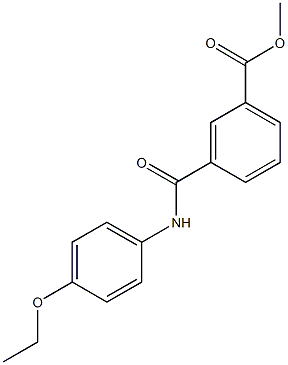 methyl 3-[(4-ethoxyanilino)carbonyl]benzoate