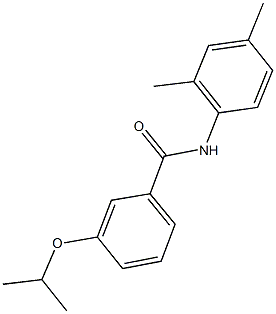 N-(2,4-dimethylphenyl)-3-isopropoxybenzamide Structure