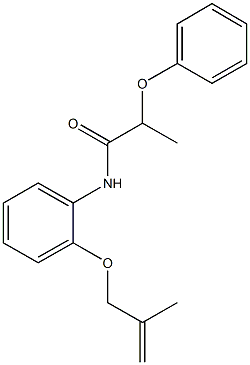 N-{2-[(2-methyl-2-propenyl)oxy]phenyl}-2-phenoxypropanamide