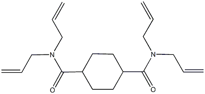 N~1~,N~1~,N~4~,N~4~-tetraallyl-1,4-cyclohexanedicarboxamide Structure