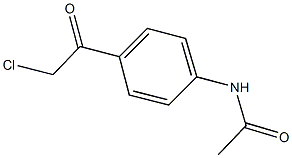 N-(4-(2-chloroacetyl)phenyl)acetamide Struktur