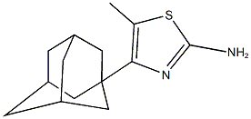 4-(1-adamantyl)-5-methyl-1,3-thiazol-2-amine Structure