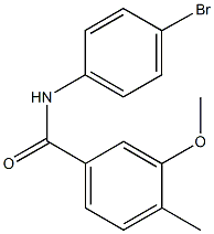 N-(4-bromophenyl)-3-methoxy-4-methylbenzamide Struktur