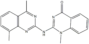 2-[(4,8-dimethyl-2-quinazolinyl)amino]-1-methyl-4(1H)-quinazolinone