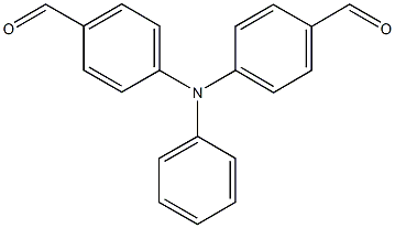 4-[4-formyl(phenyl)anilino]benzaldehyde Struktur