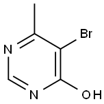 5-bromo-6-methyl-4-pyrimidinol Structure