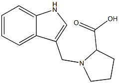 1-(1H-indol-3-ylmethyl)proline Structure