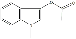 1-methyl-1H-indol-3-yl acetate Structure