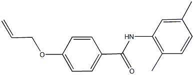 4-(allyloxy)-N-(2,5-dimethylphenyl)benzamide Structure