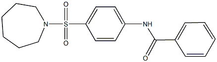 N-[4-(azepan-1-ylsulfonyl)phenyl]benzamide Structure