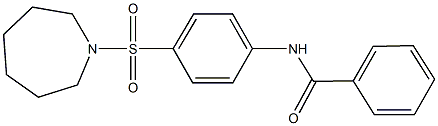 N-[4-(azepan-1-ylsulfonyl)phenyl]benzamide Struktur